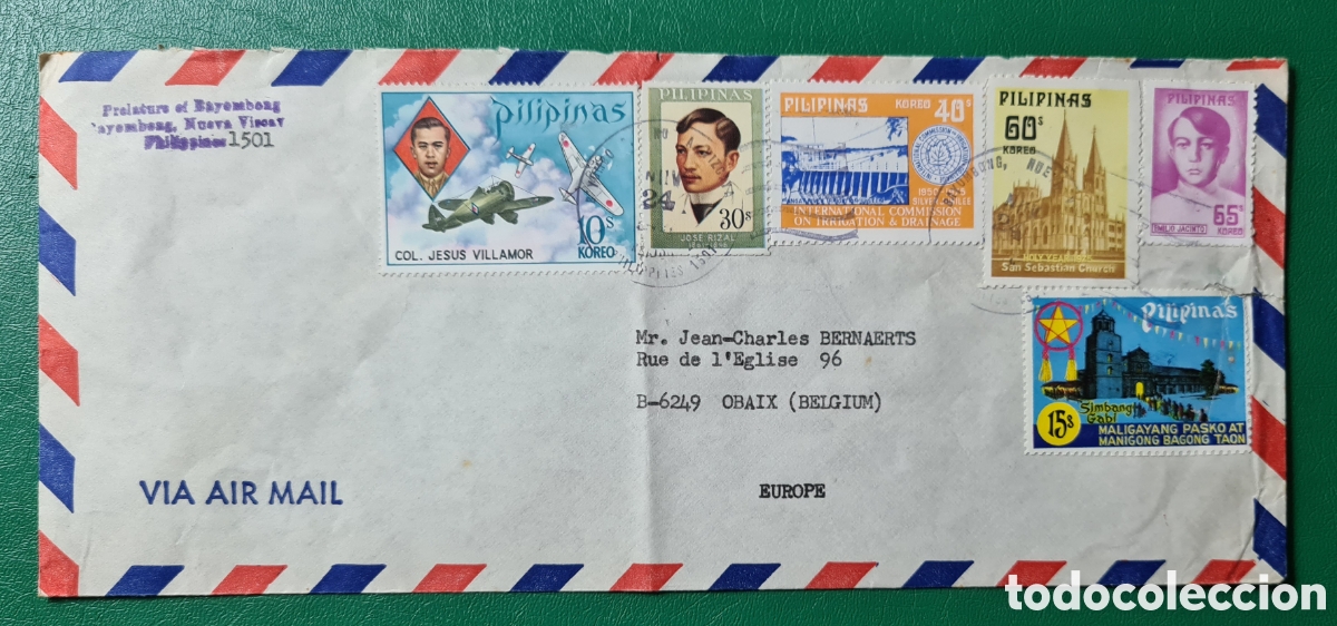 Sellos: 3 Sobres de Filipinas - Foto 3