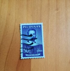 Sellos: FILIPINAS - VALOR FACIAL 50 S - AÑO 1963 - CAYETANO ARELLANO Y LOUZON