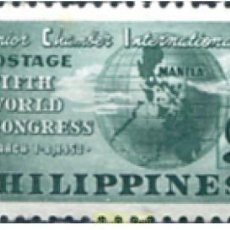 Sellos: 702095 FILIPINAS 1950 CONGRESO MUNDIAL DE LA JUVENTUD