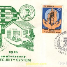 Sellos: 705642 MNH FILIPINAS 1982 25 AÑOS DE SEGURIDAD SOCIAL
