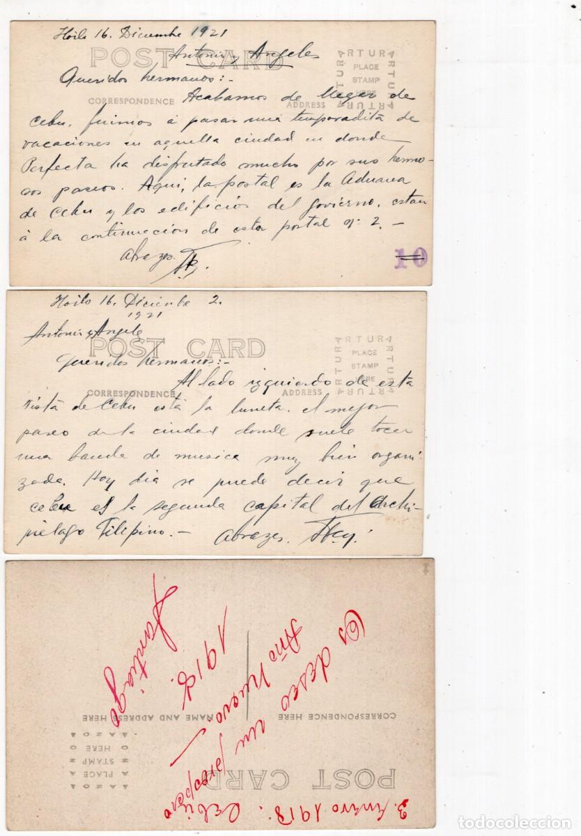 Sellos: FILIPINAS. 3 POSTALES - Foto 2