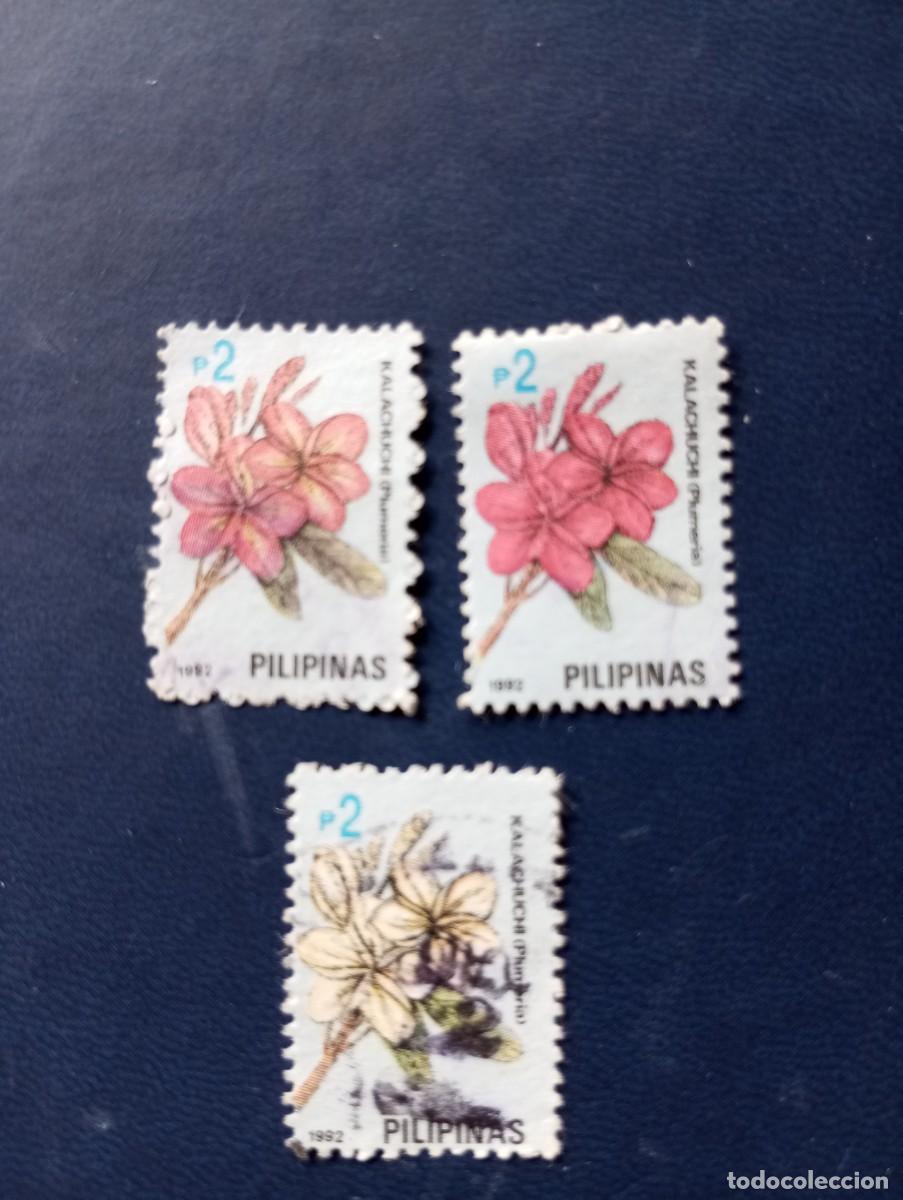 Sellos: FILIPINAS, 1992, FLORES - Foto 1