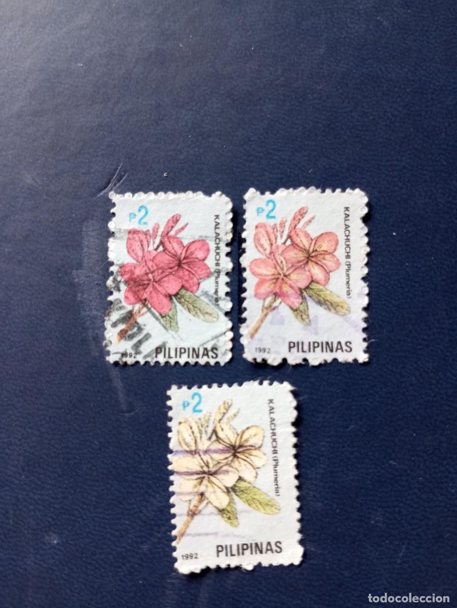 Sellos: FILIPINAS, 1992, FLORES - Foto 1