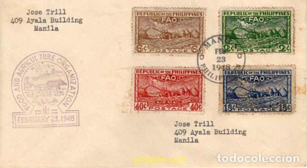 Sellos: 784933 MNH FILIPINAS 1948 CONFERENCIA DE LA FAO