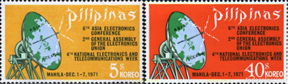 Sellos: 313101 MNH FILIPINAS 1972 CONFERENCIA ELECTRONICA