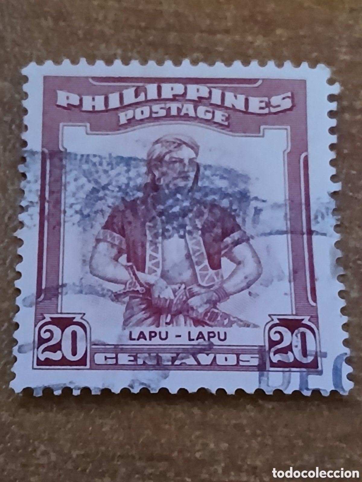 Sellos: Sello Filipinas 1.952-1.955 Lapu Lapu