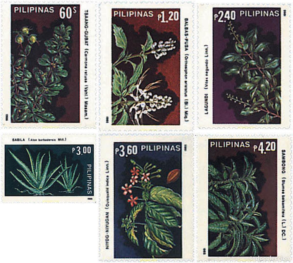 Sellos: 88935 MNH FILIPINAS 1985 PLANTAS TROPICALES