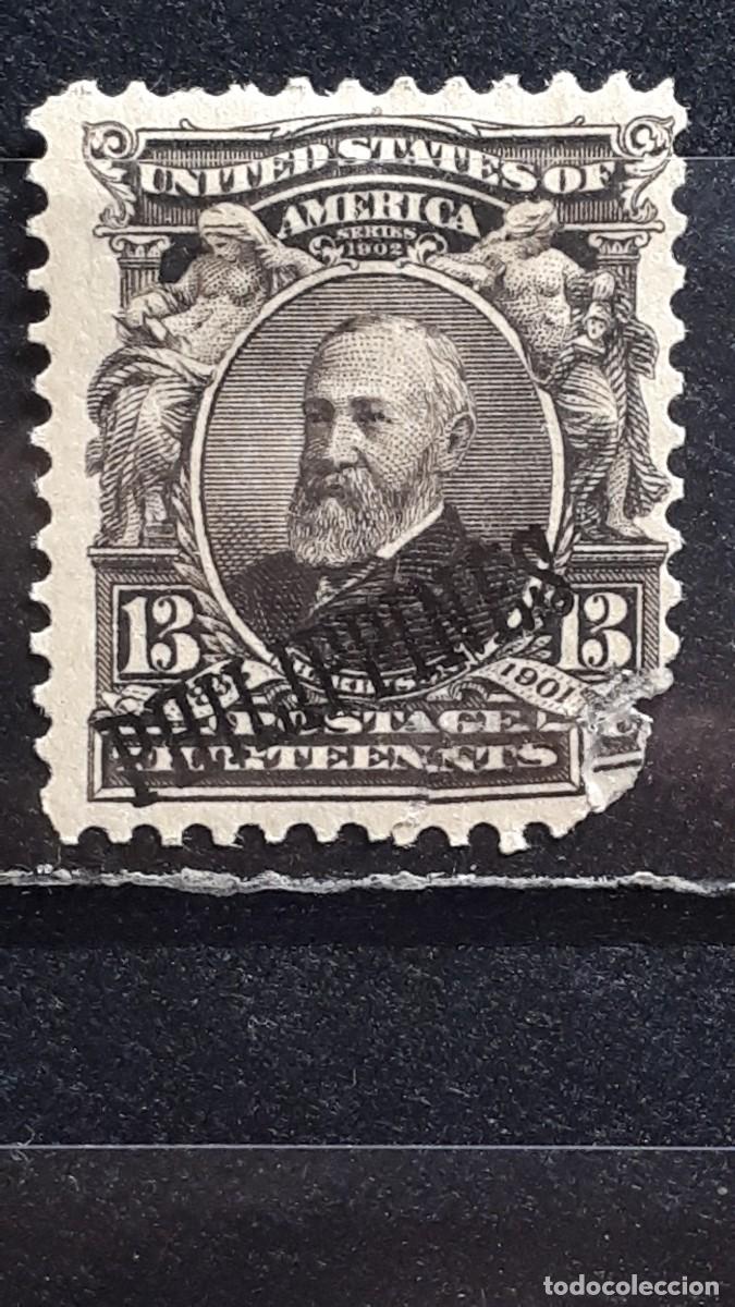 Timbres: FILIPINAS. OCUP. Americana. A&Ntilde;O 1904. *. Yvert 198