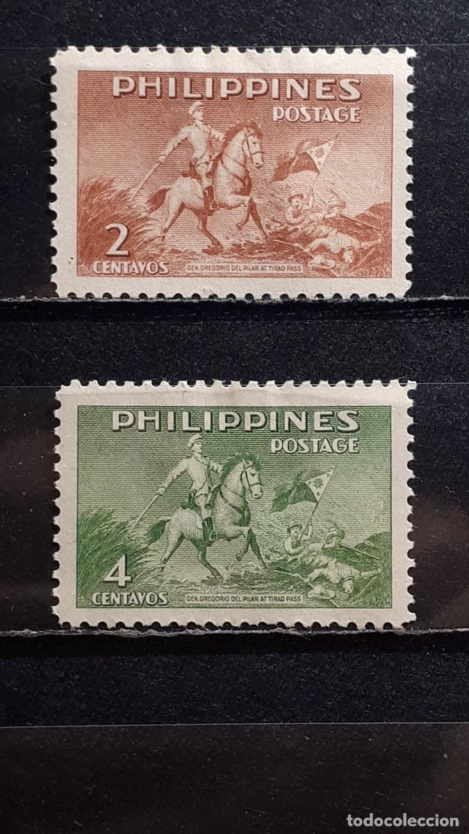 Sellos: FILIPINAS. A&Ntilde;O 1949. *. Yvert 356/7