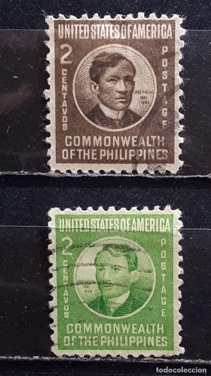Sellos: FILIPINAS confederaci&oacute;n . A&Ntilde;O 1941. &deg;. Yvert 318/9.