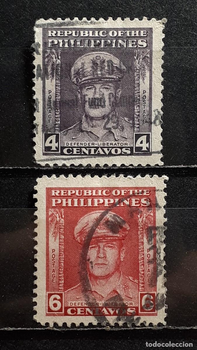 Sellos: FILIPINAS . A&Ntilde;O 1948. &deg;. Yvert 338/9