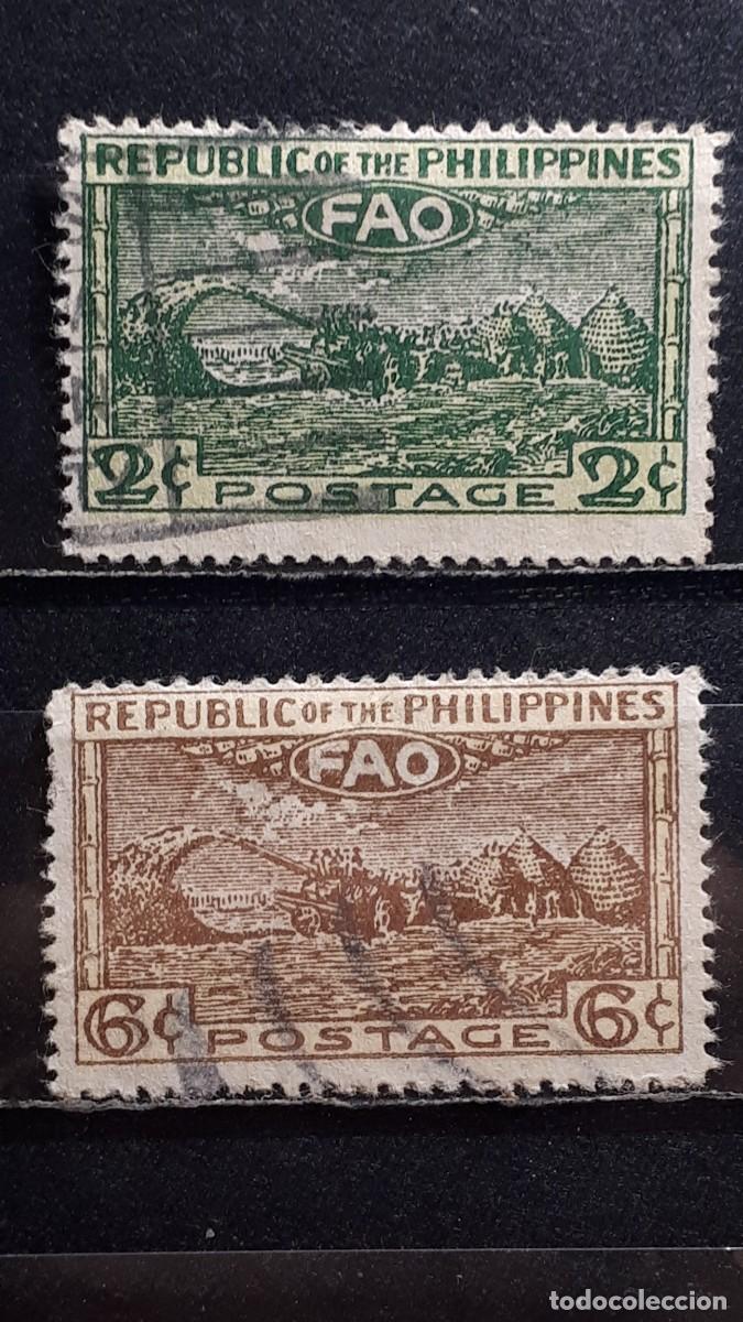 Sellos: FILIPINAS . A&Ntilde;O 1948. &deg;. Yvert 341/2