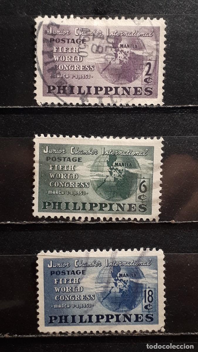 Sellos: FILIPINAS . A&Ntilde;O 1950. &deg;. Yvert 360/2
