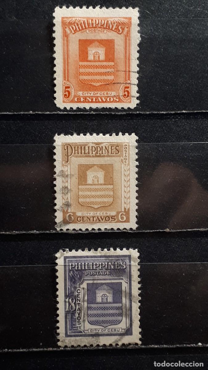 Sellos: FILIPINAS . A&Ntilde;O 1951. &deg;. Yvert 380/2