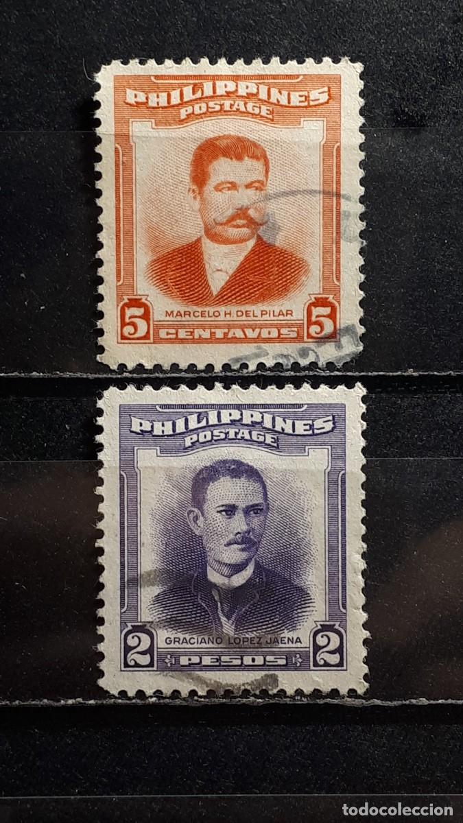 Sellos: FILIPINAS . A&Ntilde;O 1952. &deg;. Yvert 399/400