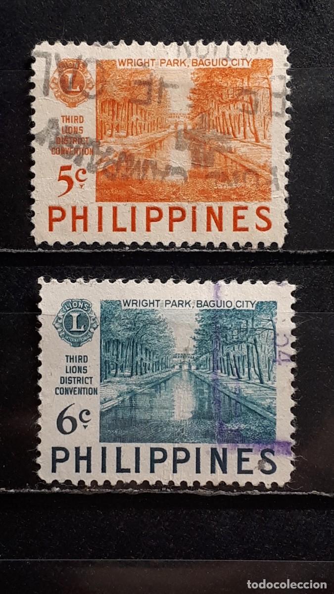 Sellos: FILIPINAS . A&Ntilde;O 1953. &deg;. Yvert 407/8