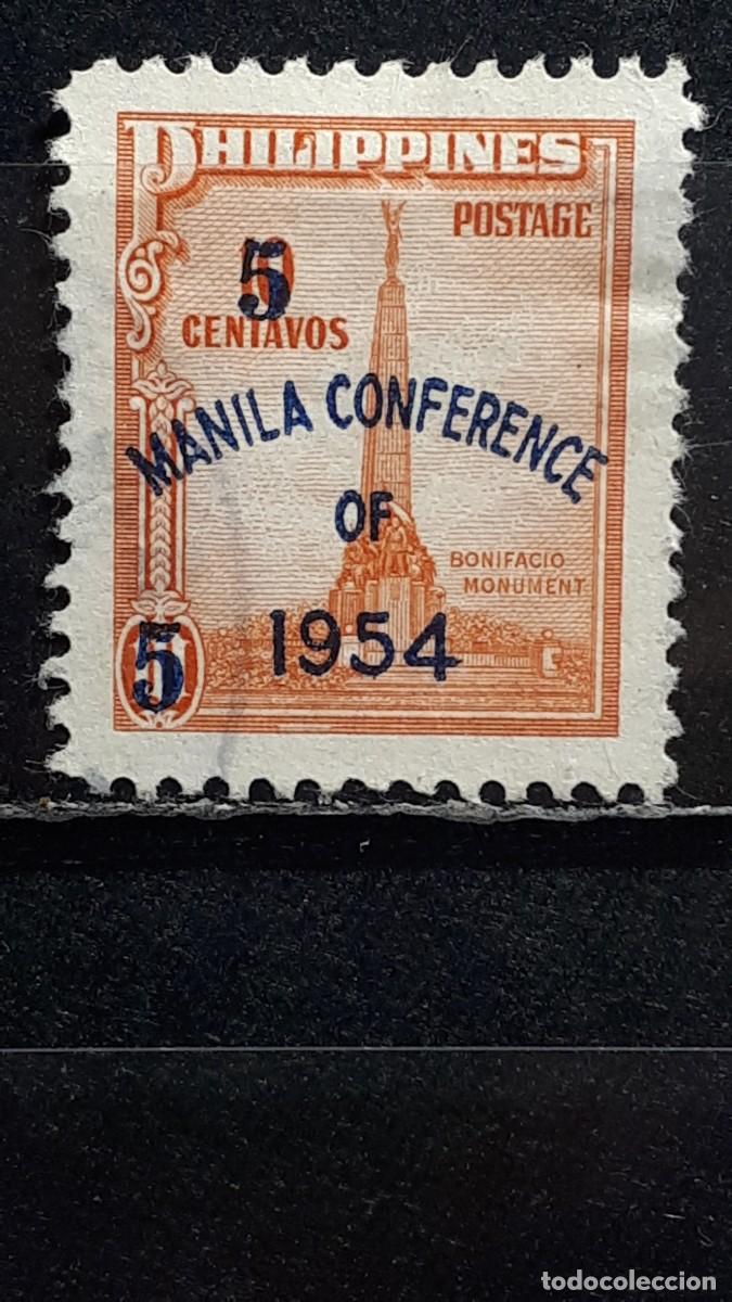 Sellos: FILIPINAS . A&Ntilde;O 1954. &deg;. Yvert 423
