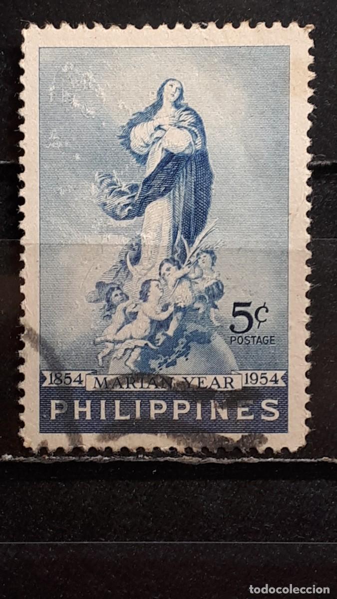 Sellos: FILIPINAS . A&Ntilde;O 1954. &deg;. Yvert 429