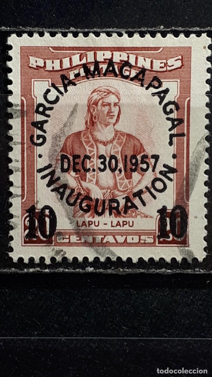 Sellos: FILIPINAS . A&Ntilde;O 1957. &deg;. Yvert 456