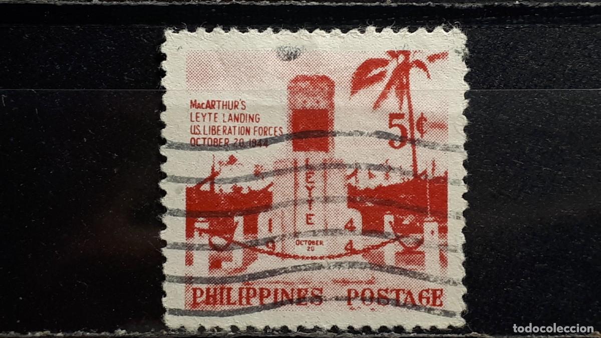 Sellos: FILIPINAS . A&Ntilde;O 1956. &deg;. Yvert 443