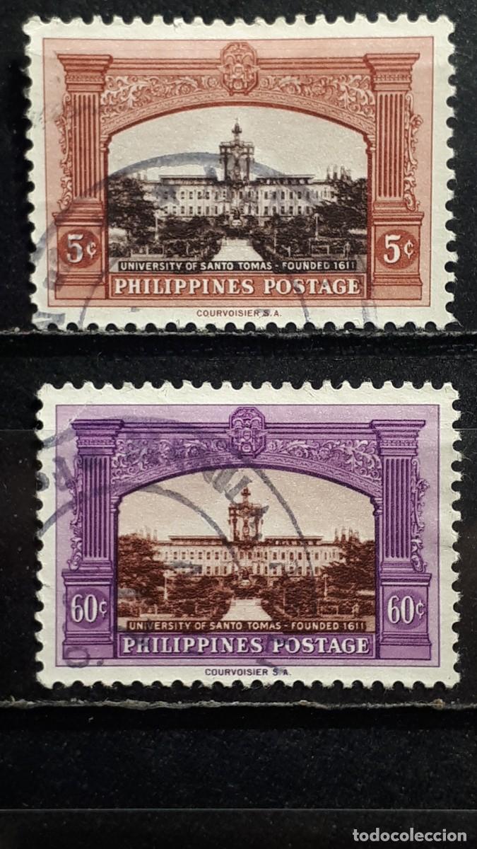 Sellos: FILIPINAS . A&Ntilde;O 1956. &deg;. Yvert 444/5