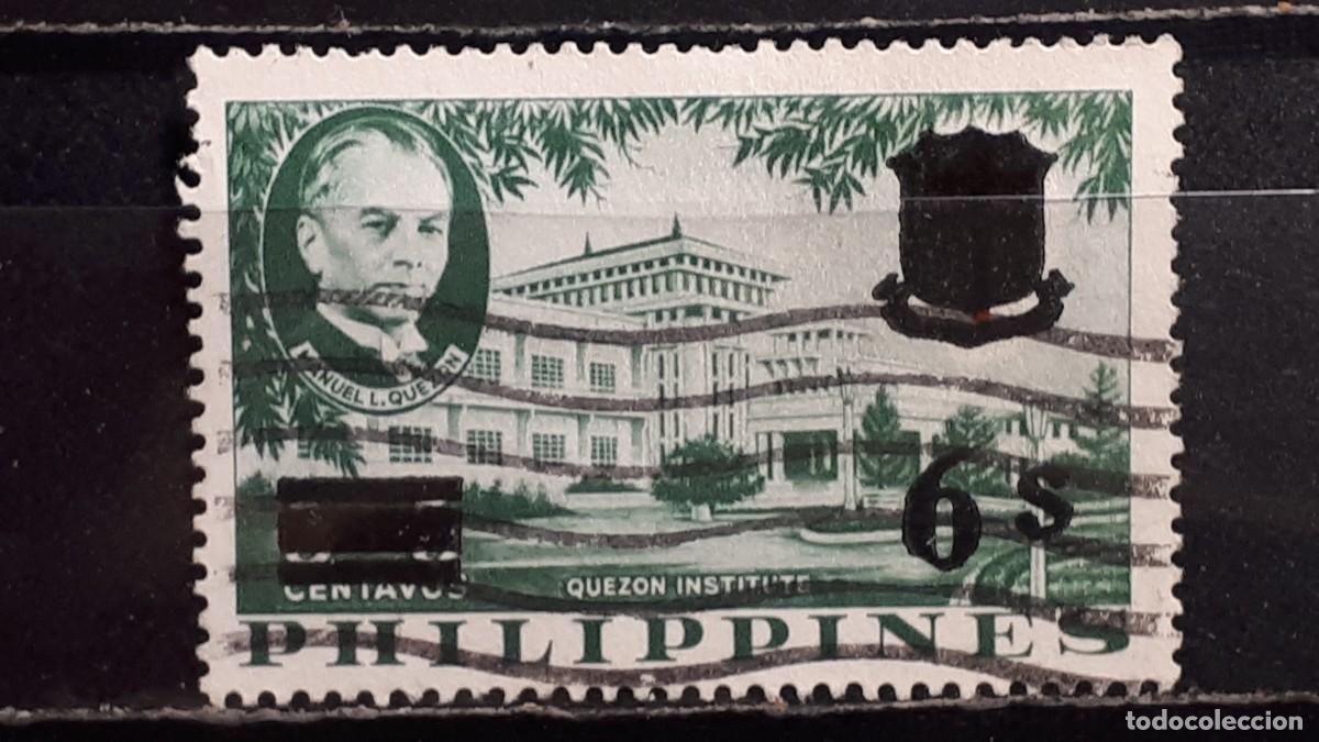 Sellos: FILIPINAS . A&Ntilde;O 1962. &deg;. Yvert 532