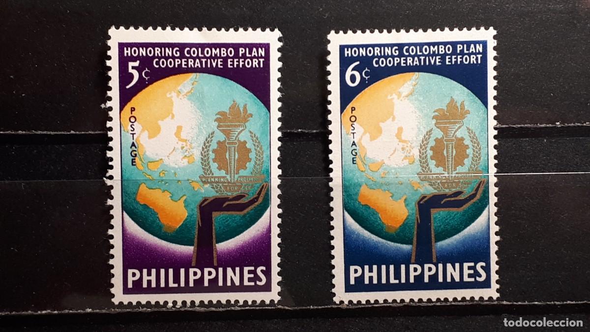 Sellos: FILIPINAS . A&Ntilde;O 1961. *. Yvert 526/7