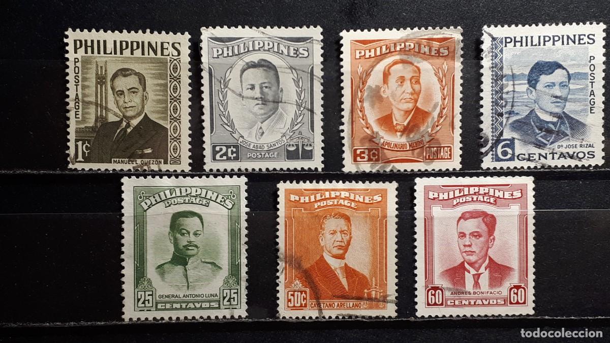 Sellos: FILIPINAS . A&Ntilde;O 1958. &deg;. Yvert 461A/4