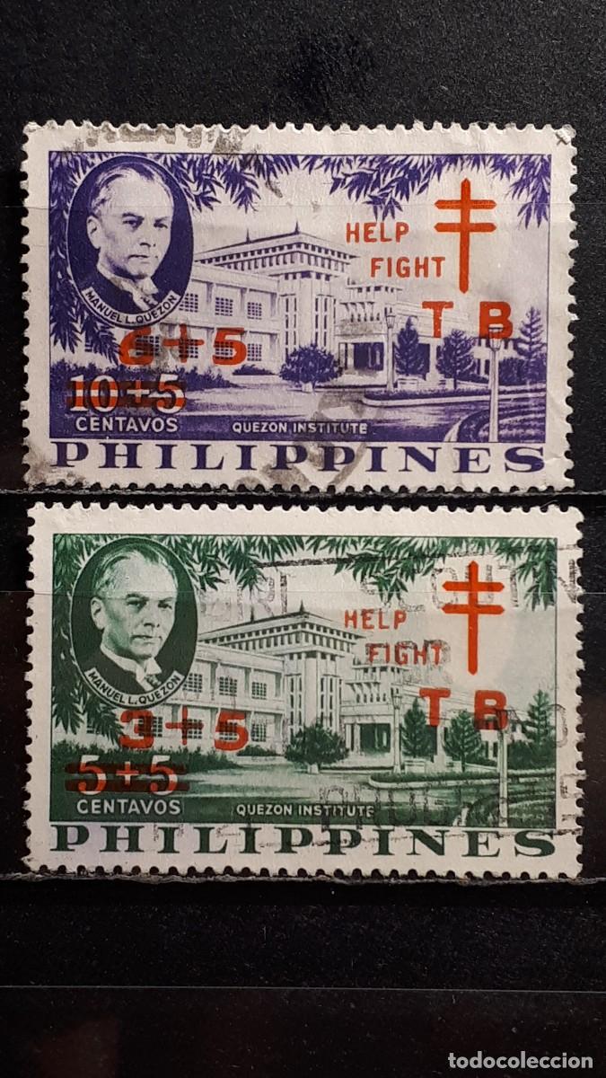 Sellos: FILIPINAS . A&Ntilde;O 1959. &deg;. Yvert 481/2