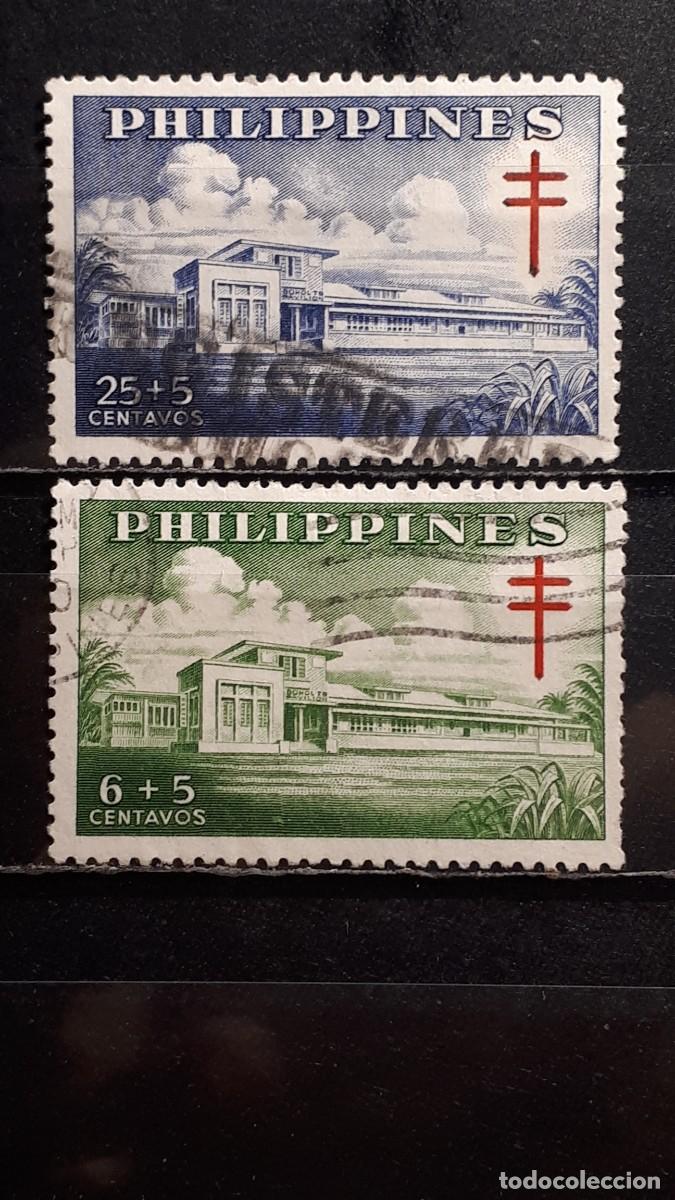 Sellos: FILIPINAS . A&Ntilde;O 1959. &deg;. Yvert 483/4