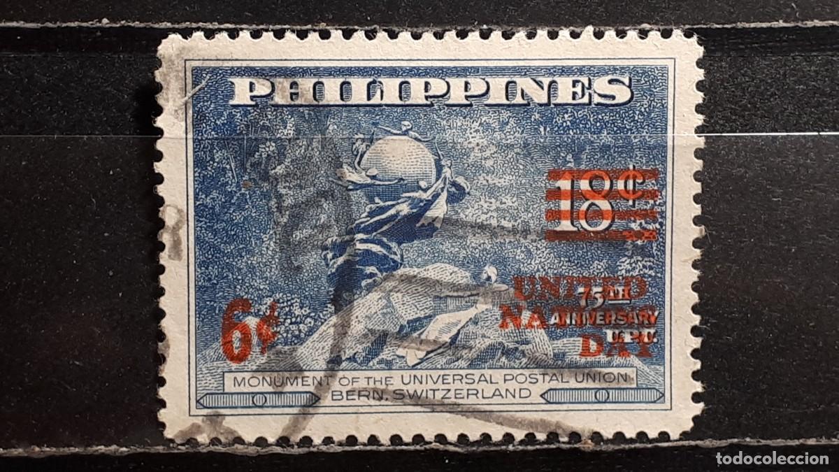 Sellos: FILIPINAS . A&Ntilde;O 1959. &deg;. Yvert 489