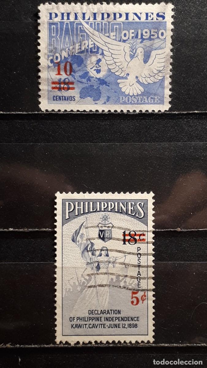 Sellos: FILIPINAS. A&Ntilde;O 1960. &deg;. YVERT 499/501