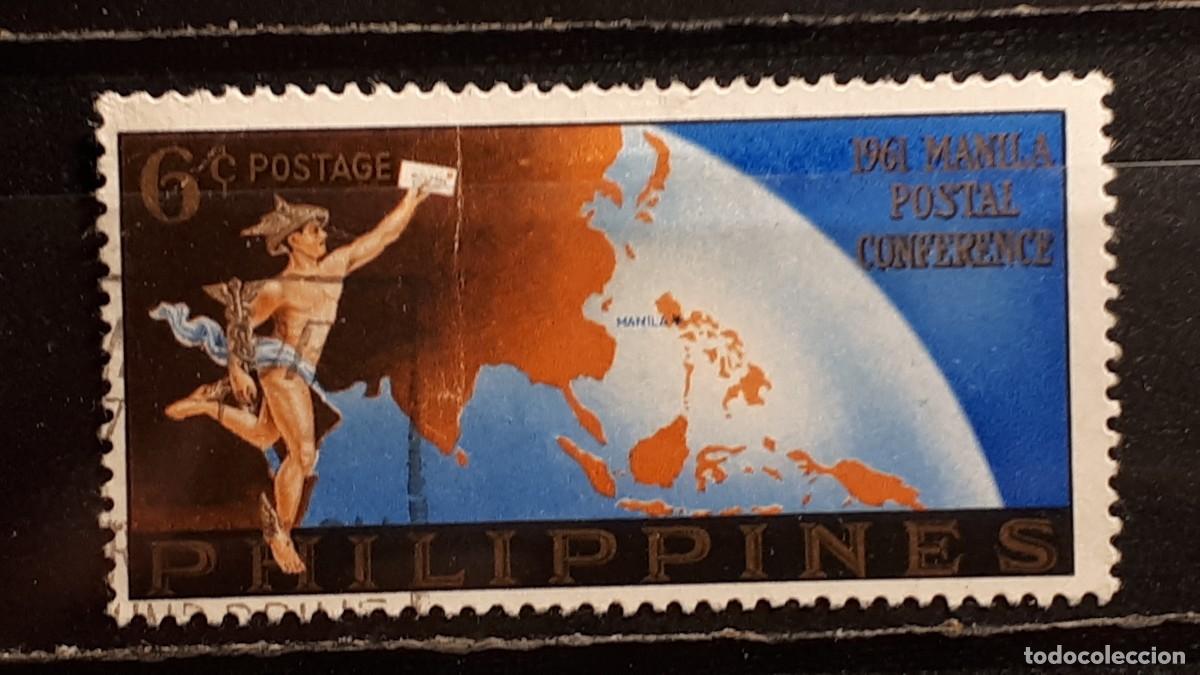 Sellos: FILIPINAS. A&Ntilde;O 1961. &deg;. YVERT 510