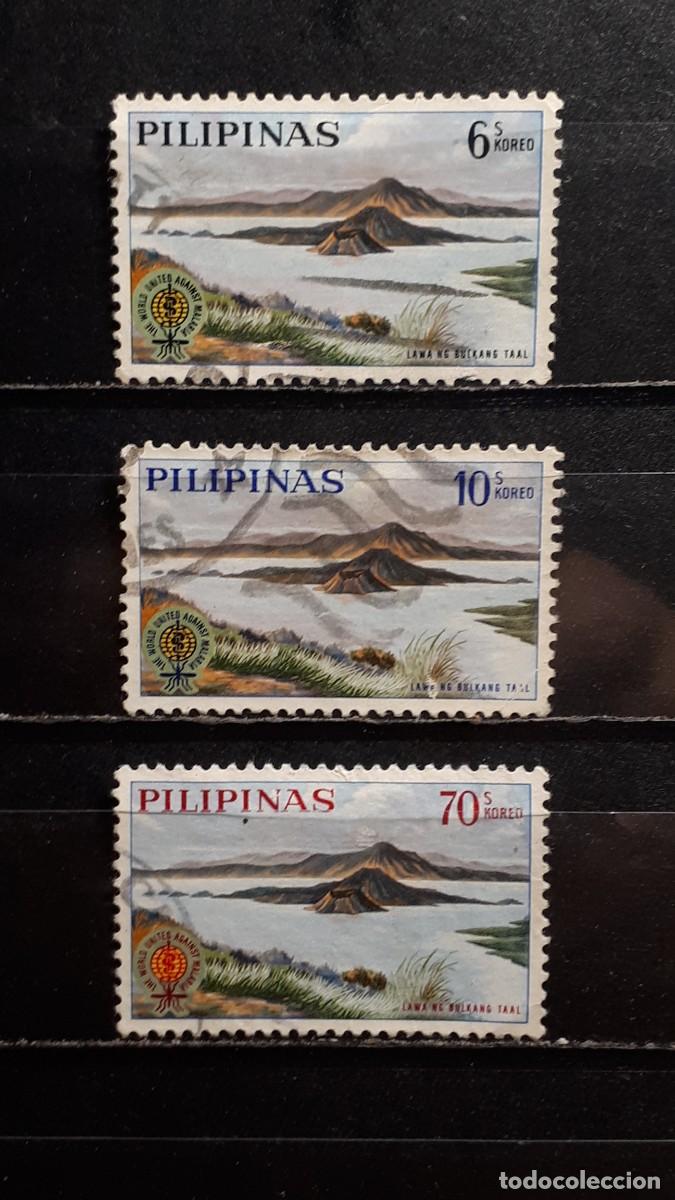Sellos: FILIPINAS. A&Ntilde;O 1962 &deg;. YVERT 553/5