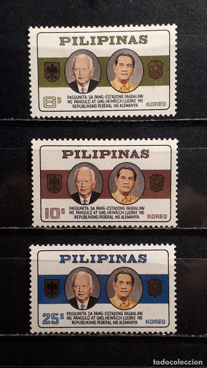 Sellos: FILIPINAS. A&Ntilde;O 1965. *. YVERT 611/3