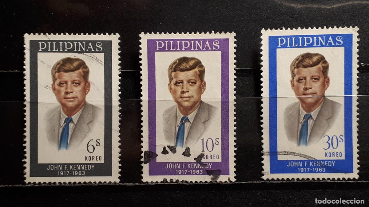 Sellos: FILIPINAS. A&Ntilde;O 1965. &deg;. YVERT 617/9
