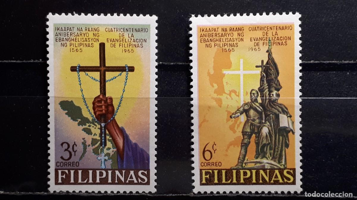 Sellos: FILIPINAS. A&Ntilde;O 1965. *. YVERT 628/9