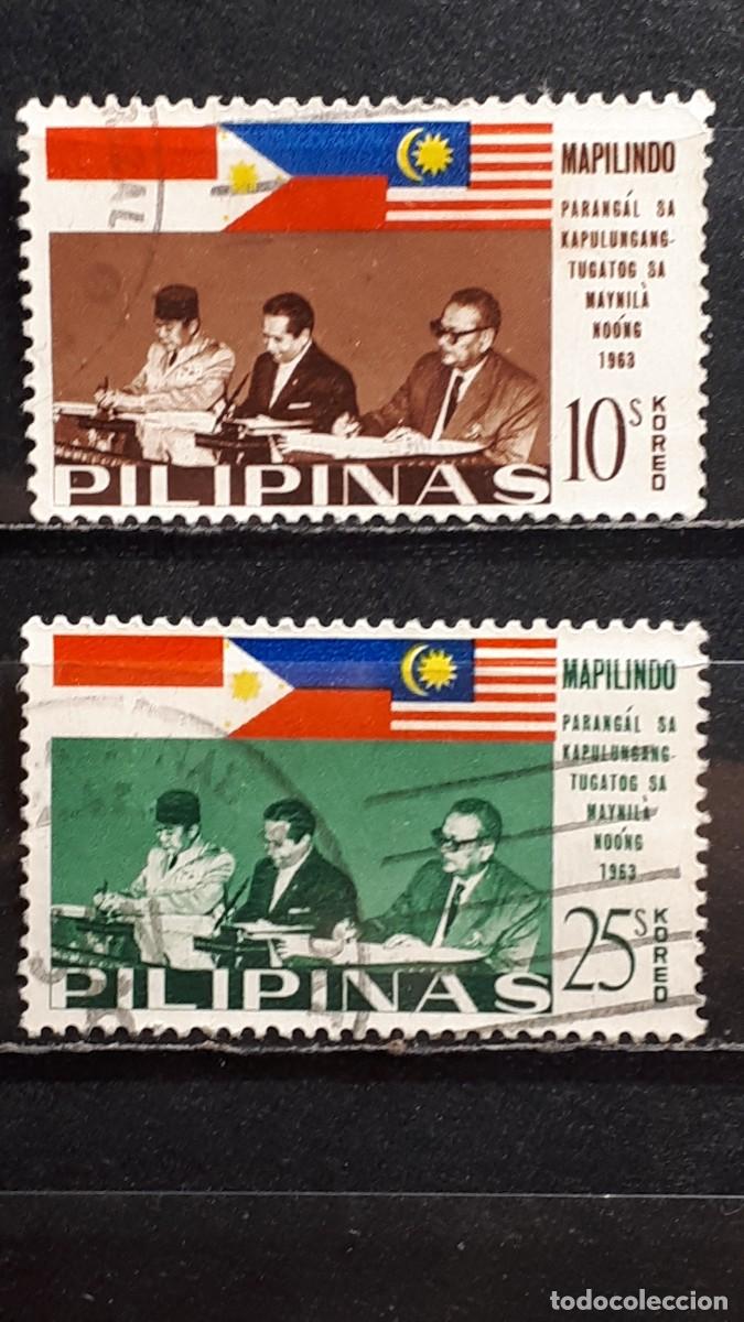 Sellos: FILIPINAS. A&Ntilde;O 1965. &deg;. YVERT 631/2