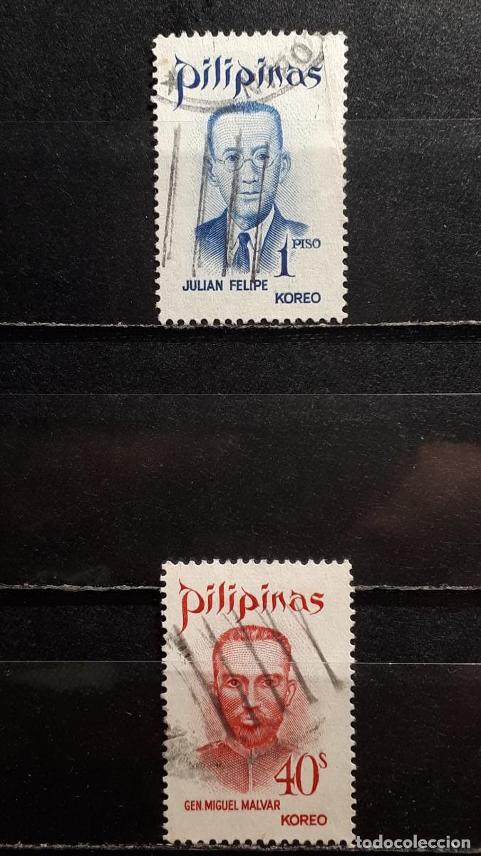 Sellos: FILIPINAS. A&Ntilde;O 1972. &deg;. YVERT 858/9