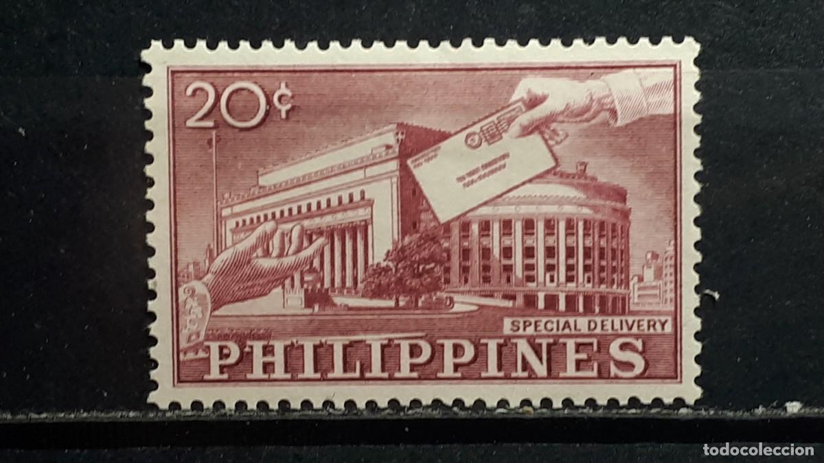 Sellos: FILIPINAS. A&Ntilde;O 1962. *. Yvert Urgente 7
