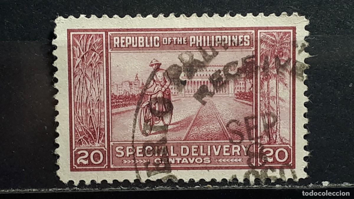 Sellos: FILIPINAS. A&Ntilde;O 1920. &deg;. Yvert Urgente 6