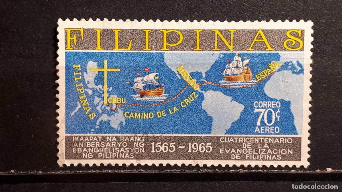 Sellos: FILIPINAS. A&Ntilde;O 1965. &deg;. YVERT A&eacute;reo 68