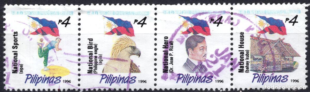 Sellos: FILIPINAS 1996 STAMP MICHEL PH 2622II-2621II-2617II-2618II