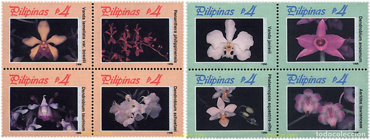 Briefmarken: 5449 MNH FILIPINAS 1996 ORQUIDEAS DE FILIPINAS