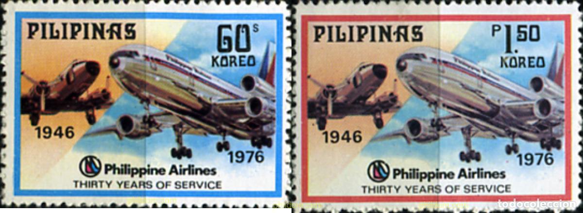 Briefmarken: 313183 MNH FILIPINAS 1976 PHILIPPINE AIRLINES