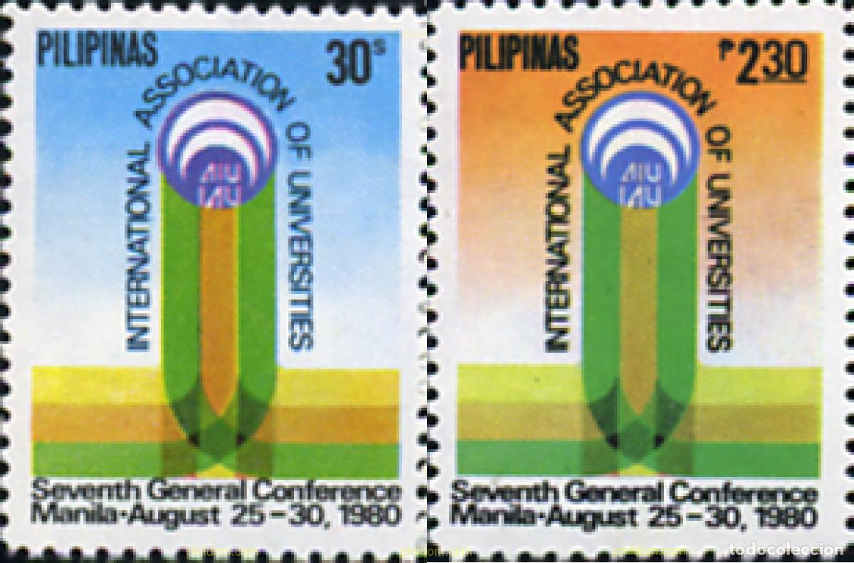 Sellos: 313262 MNH FILIPINAS 1980 ASOCIACION INTERNACIONAL DE UNIVERSIDADES