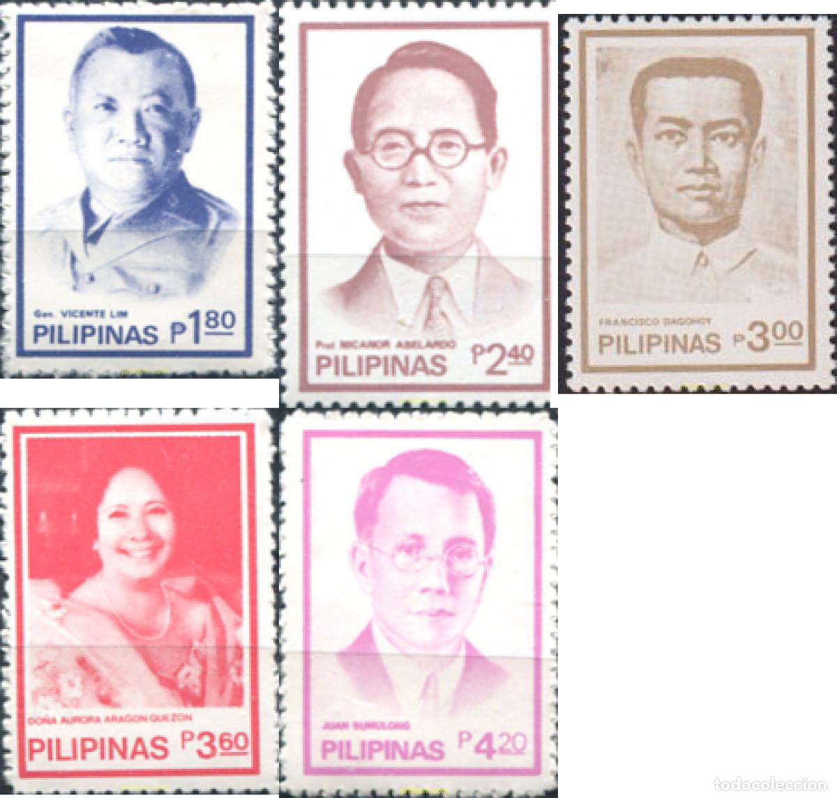 Sellos: 313336 MNH FILIPINAS 1984 PERSONALIDADES