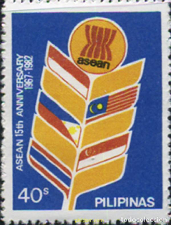 Sellos: 313300 MNH FILIPINAS 1982 ASEAN 1982