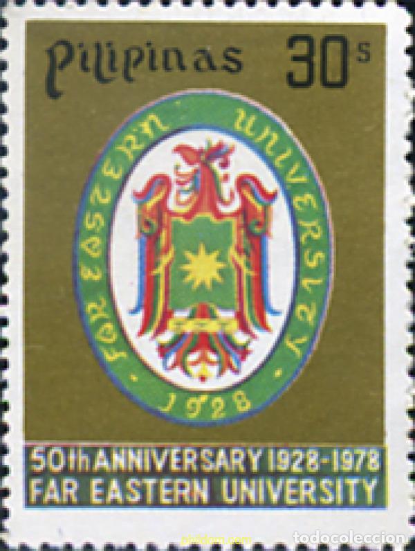 Sellos: 313216 MNH FILIPINAS 1978 50 ANIVERSARIO DE LA UNIVERSIDAD AGRICOLA