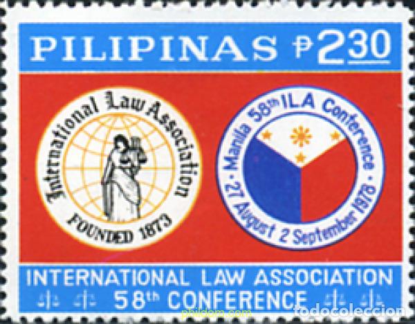 Sellos: 313227 MNH FILIPINAS 1978 CONFERENIA INTERNACIONAL DE JUSTICIA
